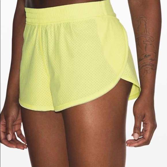 Lululemon Surefire Short 3" Florid Flash RARE 6 - Picture 2 of 7